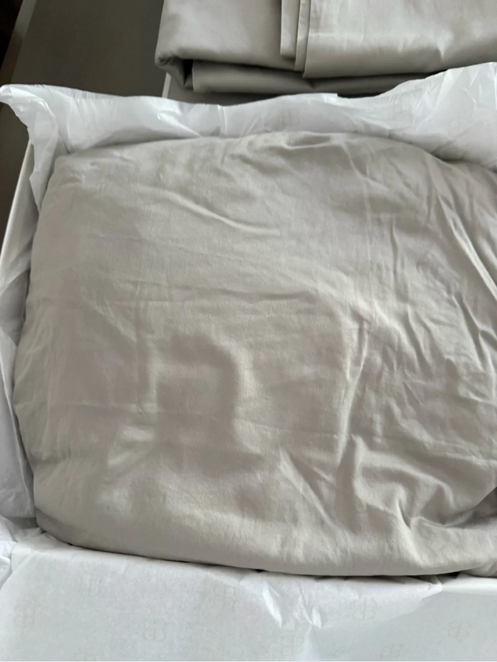 Boll & Branch NWT Queen Size Signature Hemmed Sheet Set Pewter Color🔥No offers🔥